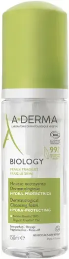 A-Derma Biology Cleasing Mousse 150 Ml Foto 2