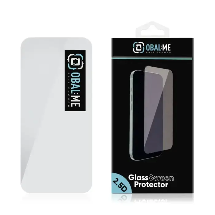 OBAL:ME 2.5D Glass Screen Protector for Motorola G67 Clear