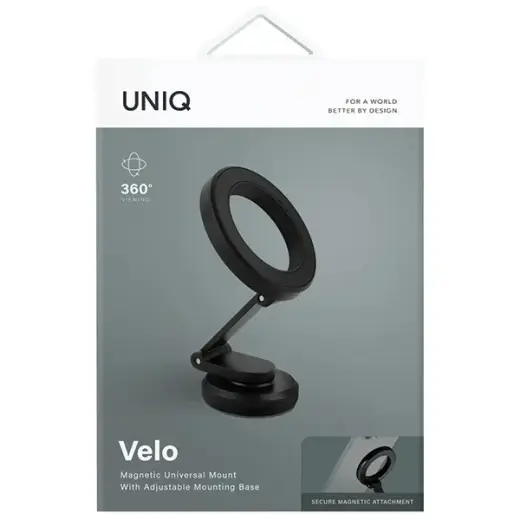 UNIQ uniwersalny magnetyczny uchwyt Velo czarny|midnight black Фото num