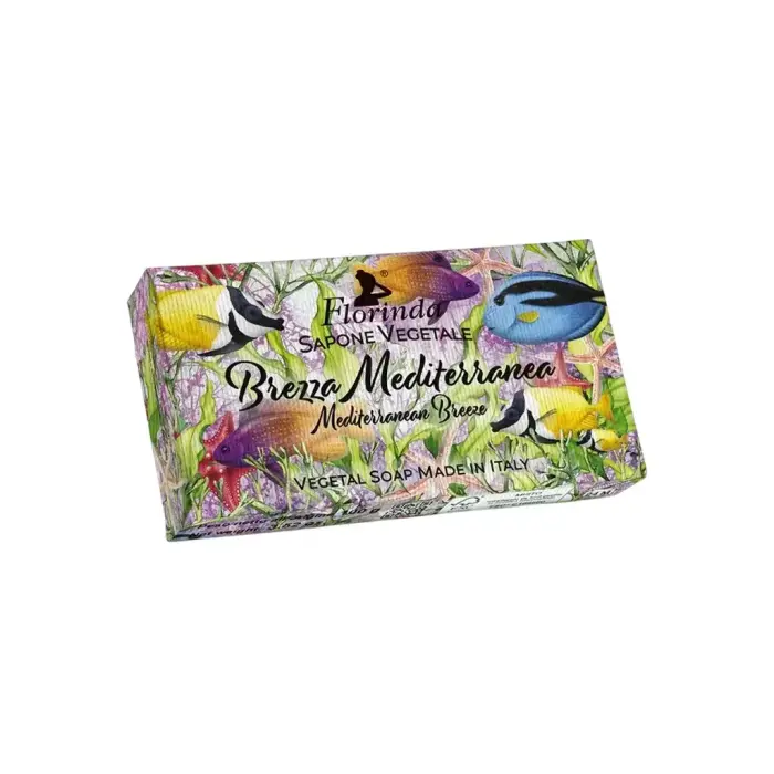 Florinda, Mediterranean Breeze, Vegan, Hydrating, Scented Soap Bar , Body, 100 g