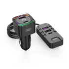 XO transmiter FM BCC13 Bluetooth MP3 car charger 6,2A black Фото num
