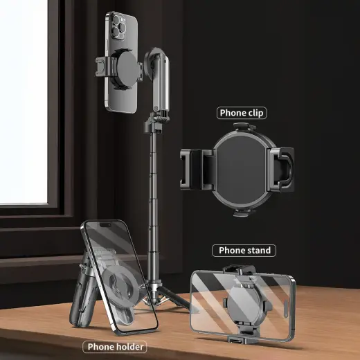 Blavec Selfie Stick Aluminium Coco Mini P05 Magsafe tripod + remote control + holder 0,41 metres (SSCMP05-MTRHB041) black Фото num