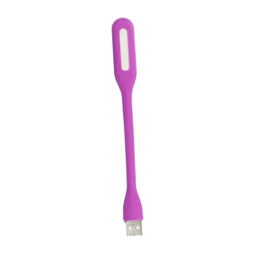 Mini LED Lamp Silicone USB Purple Foto 2