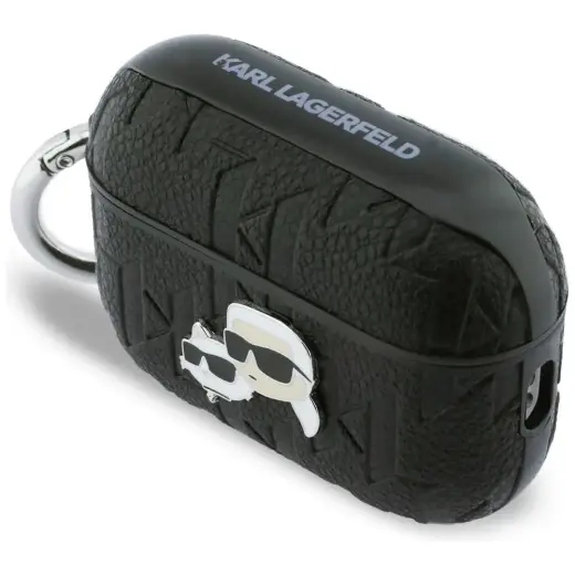 Case Karl Lagerfeld Monogram Karl & Choupette Head for AirPods Pro 3 black Foto 3