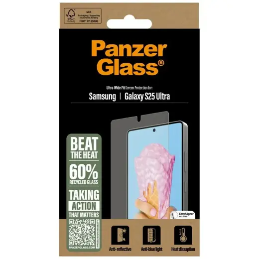 PanzerGlass All-in-One защитное стекло для телефона Samsung Galaxy S25 Ultra Фото num