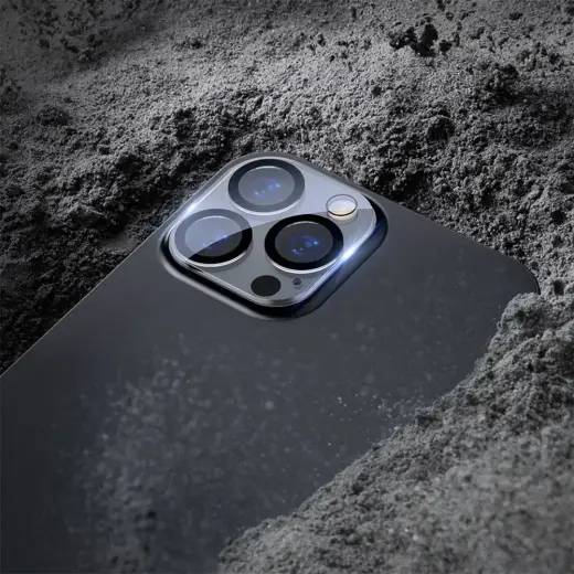 Tempered Glass HARD SILK PRINT for camera (LENS) for Iphone 13 Pro/13 Pro Max (island) Foto 13