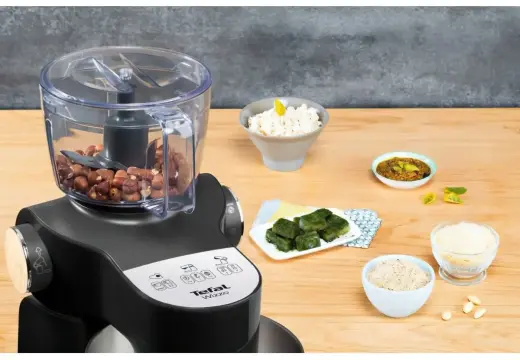 TEFAL Wizzo virtuves kombains, 1000W, melns Photo