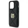 DKNY DKHCP14LPQDSLK iPhone 14 Pro 6.1"    czarny|black Quilted Stack Logo — Photo 6