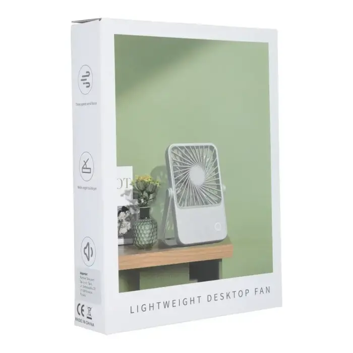 Desk fan with adjustable stand HX-122 white Foto 4