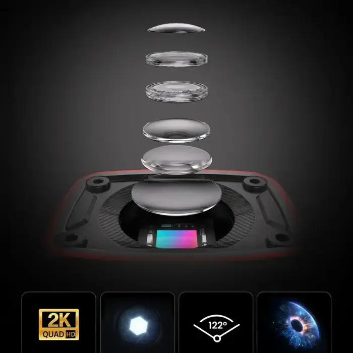 AKEEYO 710 Lite Handlebar Action Camera for Bikes and Motorcycles - Black Фото num