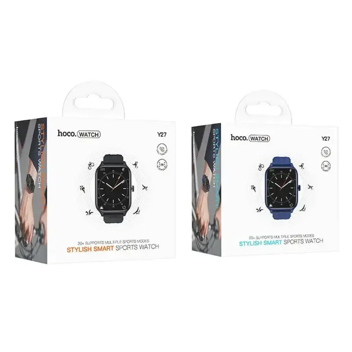 Smartwatch Hoco 1,95" TFT IPX4 with call function Y27 black Фото num