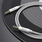 Cable AUX Jack 3,5 mm to Jack 3,5 mm Hoco 1 m UPA19 silver Photo