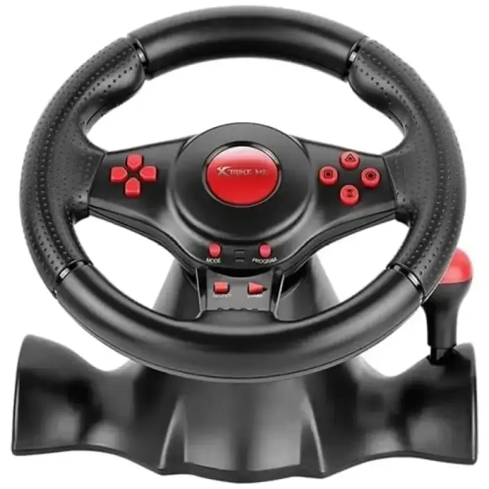 Driving racing wheel XTRIKE ME GP-903 black Photo