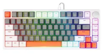 Klaviatūra Savio Gasket magnetic ASTRAL OUTEMU White Jade 3-color keycaps