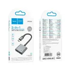 HOCO UPA34A adapter USB-C to 2x USB-C | gray — Photo 9