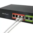 Qoltec FAST Ethernet PoE SWITCH | 4x RJ45 PoE | 2x RJ45 Uplink | 65W | 10/100 Mb/s Foto 4
