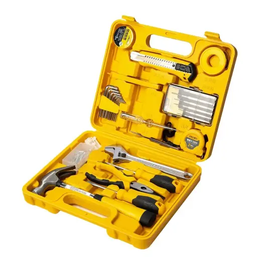Набор бытовых инструментов DELI TOOLS 28шт|set Yellow Фото num