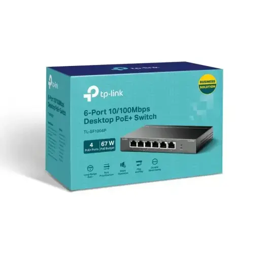 TP-LINK TPLINK Switch TL-SF1006P TLSF1006P (TL-SF1006P) Foto 5