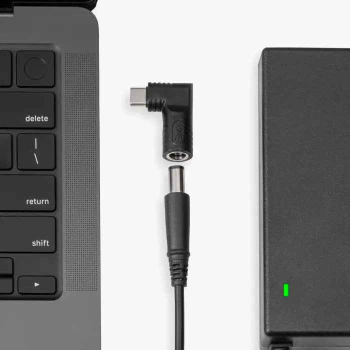 Plug for Notebook Adapter Akyga AK-ND-D13 65 W 4.5 x 0.6 mm | USB-C Foto 2