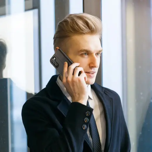 Dux Ducis Hivo Leather Flip Cover Genuine Leather Wallet For Cards And Documents Samsung Galaxy S22 + (S22 Plus) Black Photo