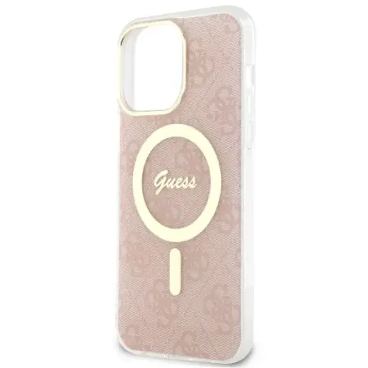 Guess GUHMP13XH4STP iPhone 13 Pro Max 6.7" różowy|pink hardcase 4G MagSafe Фото num