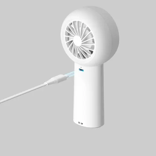 Jisulife Handheld Fan Life5 Plus 4000 mAh Portable USB Fan - White Foto 11