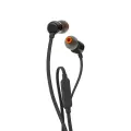 JBL Tune 160 in-ear headphones, 3.5mm mini jack with remote control - black Foto 2