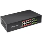 Qoltec FAST Ethernet PoE SWITCH 8x RJ45 PoE 2x RJ45 Uplink 1x SFP | 120W | 1000 Mb Foto 1