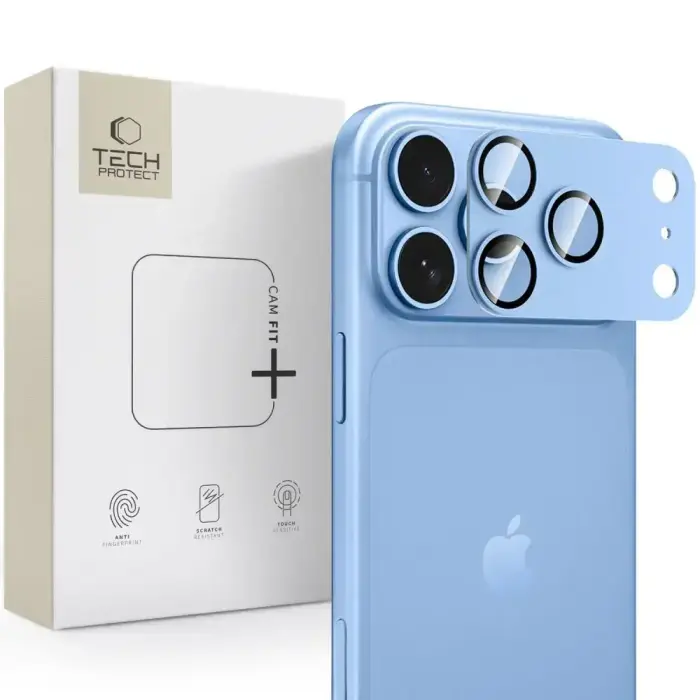 OSŁONA APARATU TECH-PROTECT CAMFULL FIT+ IPHONE 18 PRO LIGHT BLUE