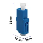 Qoltec Adapter fiber optic LC/UPC | Simplex | Singlemode — Foto 2