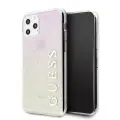 Guess GUHCN65PCUGLGPI Gradient Glitter phone case for iPhone 11 Pro Max gold pink — Photo 1