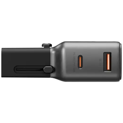 Wall charger Energea TravelGo Adapter 35 USB-A|USB-C 35W graphite-black Photo