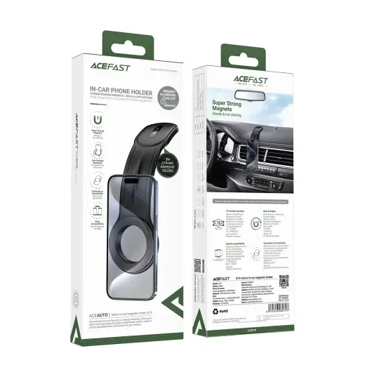 Acefast D19 magnetic car holder for the cockpit - black Photo