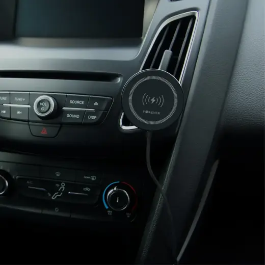 Forever car holder for air vent MACH-300 magnetic with wireless charging black Qi2 15W Foto 8