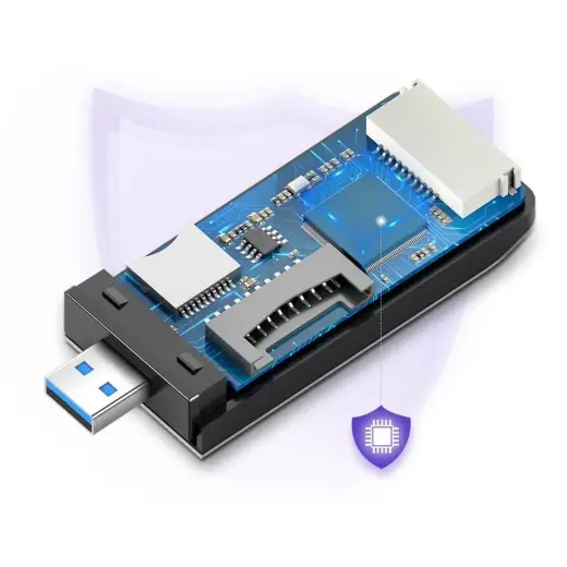 Ugreen USB 3.0 SD | micro SD karšu lasītājs pelēks (50541) Foto 9