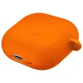 UNIQ case Nexo AirPods 4 + Ear Hooks Silicone volt orange Foto 4