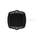 Čuguna grillpanna kvadrātveida 26x26cm balta Foto 2