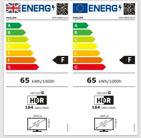 PHILIPS 4K UHD, LED LCD, televizors Foto 6