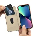iCarer CE Oil Wax Premium Leather Folio Case iPhone 14 Plus magnetic flip case MagSafe brown (AKI14220707-BN) — Photo 3