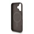 Guess PU Leather 4G Colored Ring Strap MagSafe Case for iPhone 16 Brown — Фото 4