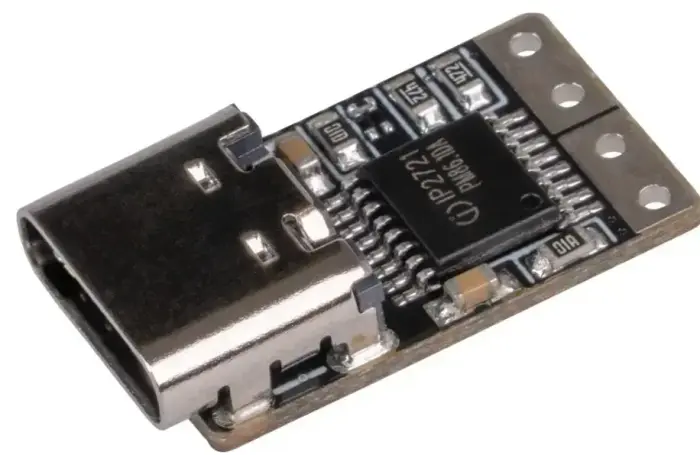 USB-PD SPRŪDA MODULIS AR USB-C / LODĒŠANAS SPILVENTIŅIEM (5V 9V 12V) JOY-IT