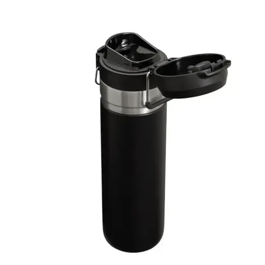 Termopudele The Quick-Flip Water Bottle Go 0,71L melna 2.0 Foto 2