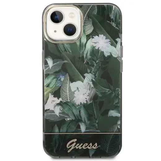 Guess GUHCP14MHGJGHA iPhone 14 Plus 6,7" zielony|green hardcase Jungle Collection Foto 3