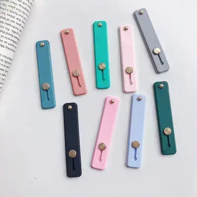 Self-adhesive finger holder with zipper - gray Photo