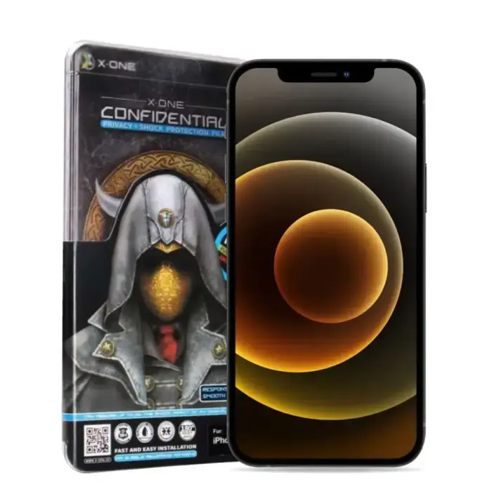 X-ONE Full Cover Extra Strong Privacy aizsargstikls telefona ekrānam Samsung Galaxy A57 (A576) (privātuma efekts)