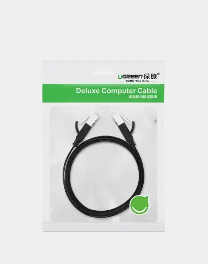 Ugreen Ethernet patchcord cable RJ45 Cat 6 UTP 1000 Mbps 0,5 m black (50183) Foto 5