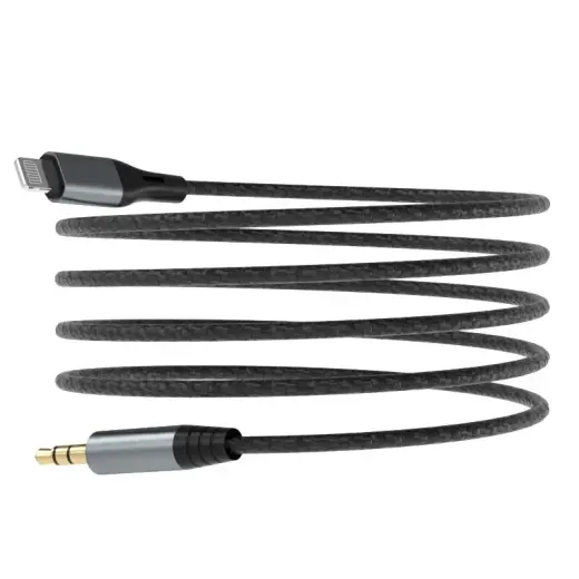 Dudao audio cable Lightning - mini jack 3.5mm gray (L11PRO) Foto 4