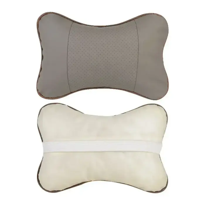 Car headrest pillow grey Foto 2