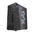 Darkflash DK352 Plus Computer Case with 4 fans (Black) Foto 3