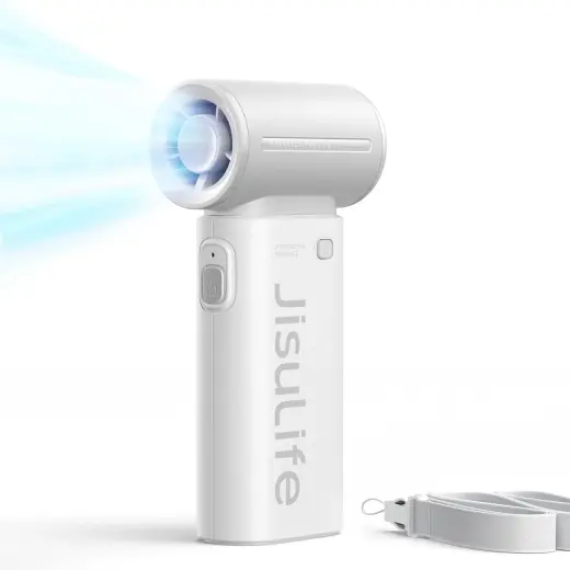 Jisulife Handheld Fan Life9 5000mAh Portable USB Fan - Gray Foto 2